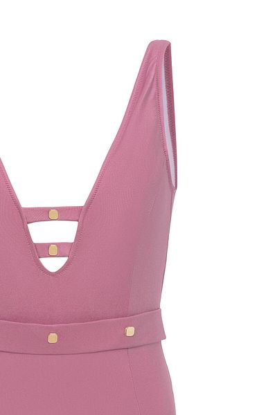AQUAVİVA Costum de baie pentru femei Aquaviva Dusty Rose Laura cu decolteu în V