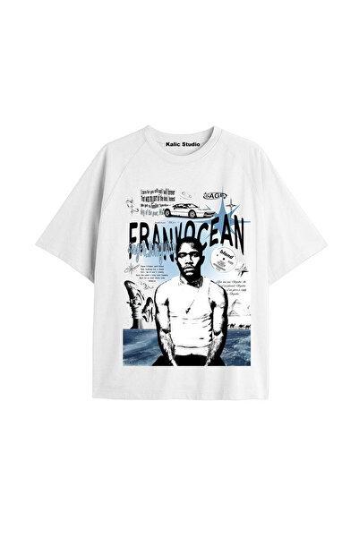 Kalic Studio للجنسين الرجال النساء أشقر فرانك المحيط الأبيض تي شيرت