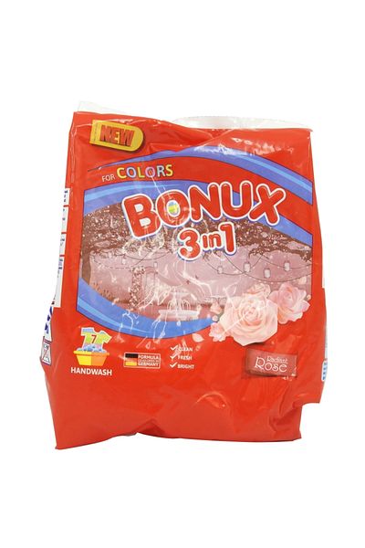 Bonux Detergent Manual 3in1 Rose, 400 G