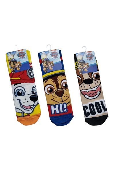 Çimpa Комплект от 3 чифта чорапи с лиценз за момчета и бебета Paw Patrol. (ЦЕНА ЗА 3 БРОЯ)