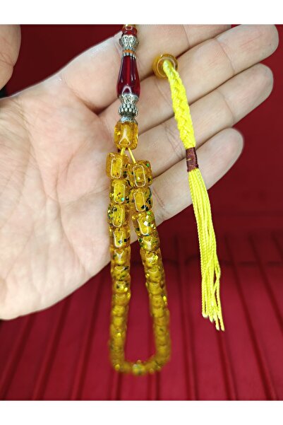 Anemore Collection 10MMX8,5MM الأصفر قطع T-812 العنبر فضي NECEF كبسولة مسبحة