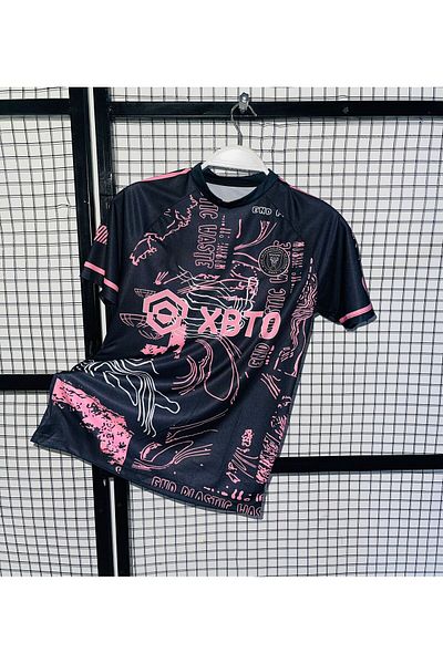 Legent Lady Messi Inter Meyami Black Pink New Season Short Sleeve Jersey