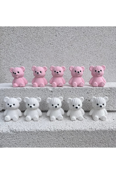 ELASİBEL HOME 10 adet sevimli Ayıcık,Minyatür , biblo, figür, dekoratif