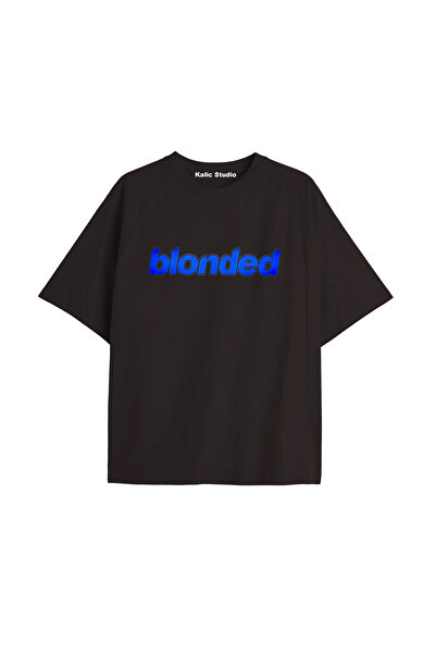 Kalic Studio Tricou unisex bărbați femei Blond Frank Ocean negru