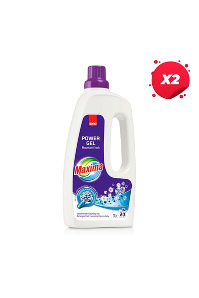 Sano X2 - SANO MAXIMA LIQUID DETERGENT 1L MOUNTAIN FRESH 20 WASHES