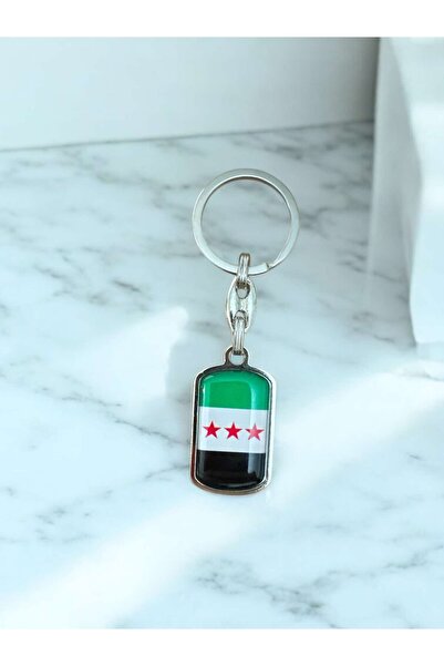Herşey Nota Breloc cu steagul Sârmei cu 3 stele, verde, alb, negru, steagul S...