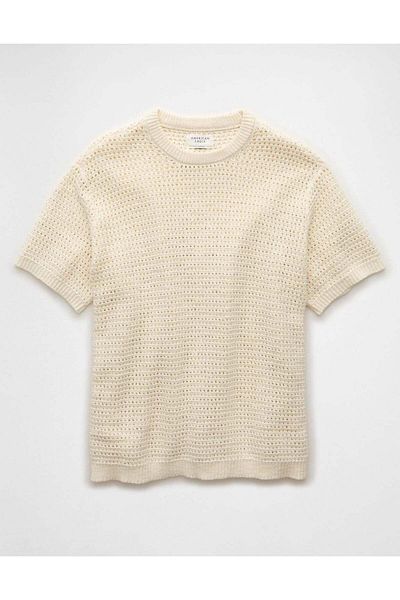 AMERICAN EAGLE AE Open Knit Sweater T-Shirt