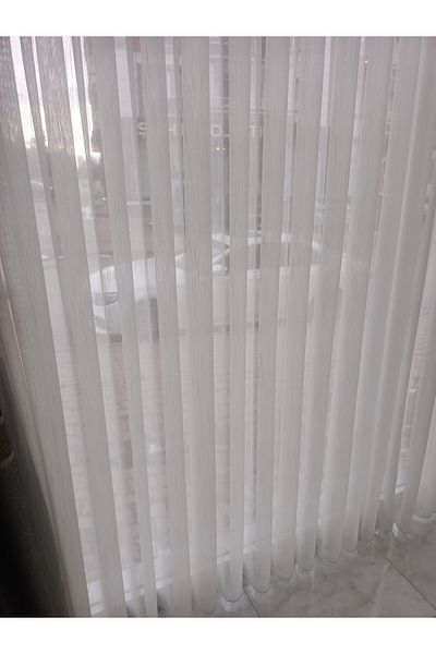 sevcih Linen Duty Ironing Not Love Pleated Tulle Curtain (1/3 Layer Pleated) Tulle with Floor