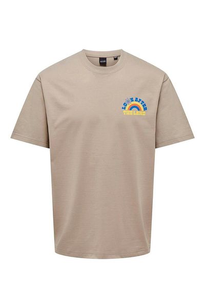 Only & Sons Ανδρικό μπλουζάκι με στάμπα στην πλάτη
