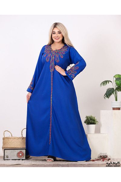 Genrics Soft embroidered cotton jalabiya...combines comfort, luxury and elegance