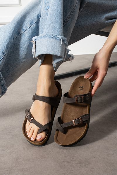 SWORD Casual Slippers - Ορθοπεδικές Παντόφλες Σόλας Πόρπη με διπλή ζώνη Καθημερινές άνετες παντόφλες για το σπίτι και έξω