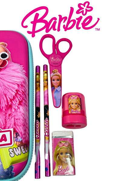 Barbie Lisanslı Eva Kalemlik ve Mega Okul Seti