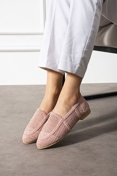 SWORD Women's Knitted Ballerina Shoes - Casual Shoes - Gift Lace Ballerina Shoes
