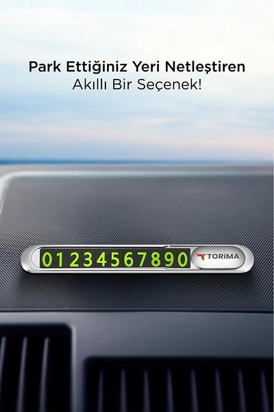 Torima Jx-051 Gray Car Interior Phone Number Highlighter Numberer Auto Glass Card