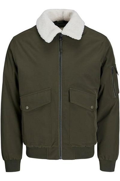 Jack & Jones Palton funcțional pentru bărbați cu blană