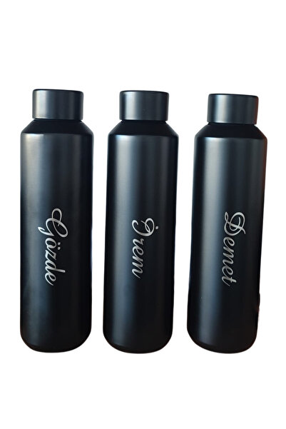 KALE PROMOSYON KİŞİYE ÖZEL İSİM BASKILI SULUK MATARA 600 ML KAPASİTE OKUL KRE...