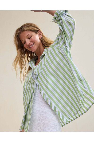 AMERICAN EAGLE Aerie Good Day Button Down Shirt