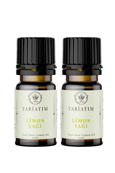 İkili Set: Limon Uçucu Yağı (2x10 ml) – Canlandırıcı & Arındırıcı 🍋