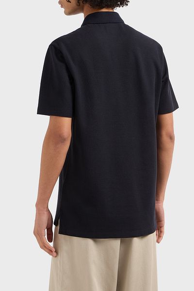 Armani Exchange Ανδρικό μπλουζάκι Polo Neck με κουμπιά κανονική εφαρμογή XM 000356