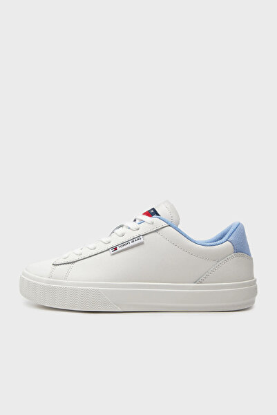 Tommy Jeans Deri Logolu Sneaker Ayakkabı AYAKKABI EN0EN02508 C12