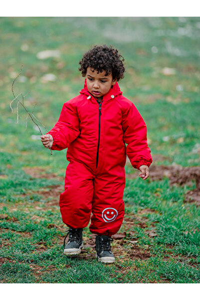 Belkızın Atölyesi Red Thermal Astronaut Jumpsuit