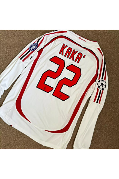 Alaturka Mix #Milan Efsanesi #22 KAKA Nostalji Retro Uzun Kollu Forması (BEYAZ)