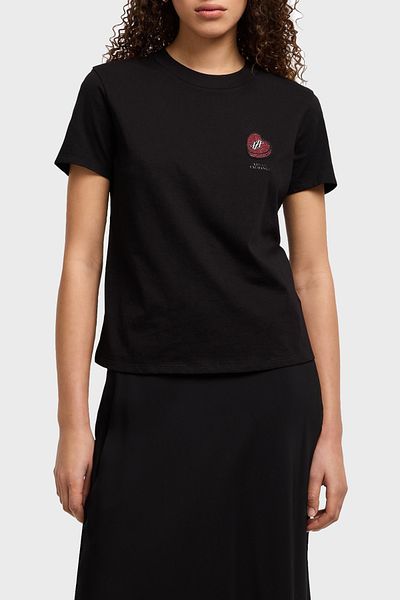 Armani Exchange Tricou Armani Exchage Stoned Logo Bumbac Regular Fit Tricou XW000518 AF10359 UC001
