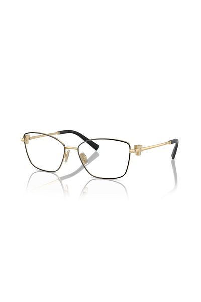 Tiffany Woman Butterfly Eyeglasses- Tf 1160b - Lense Size:54mm - Black On Pale Gold