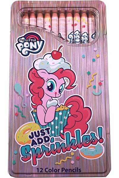 Character مجموعة أقلام تلوين ماي ليتل بوني، ١٢ قلمًا، علبة مسطحة