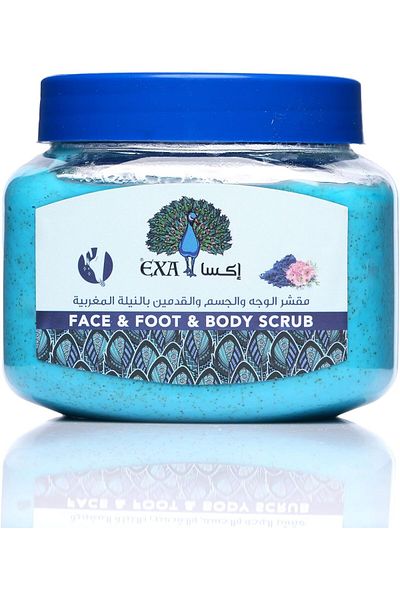 EXA Exa Moroccan Indigo Face, Body and Foot Scrub 400g