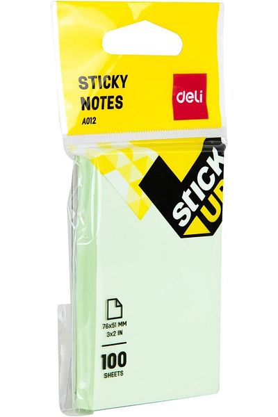 Deli Notes 100 Sheets Yellow