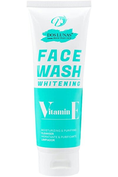 DOS LUNAS Cosmetics غسول الوجه لتبييض البشرة بفيتامين E 120 مل