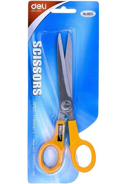 Deli E6013 Scissors, Assorted Colors