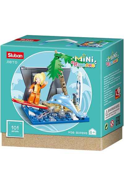 Sluban Season Summer Building Set from Mini HandCraft Series 101 PCS - For Age 6+ Years Old