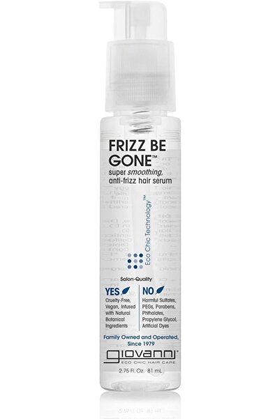 Giovanni Eco Chic Frizz Be Gone - Anti Frizz Smoothing Hair Serum, 2.75 Ounce (Pack of 1)