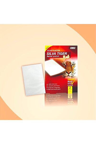 Silva Tiger Pain Relief Plaster - 2 Pieces Size (14×10) | Long-Lasting Back, Muscle & Joint Pain Rel