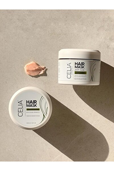 celiacosmetics قناع الشعر سيليا بالكافيين وزيت الغار، 500 غرام