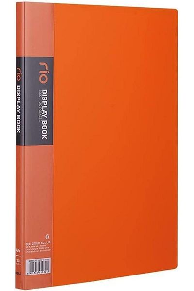 Deli Display BookA4-20P Assorted Colours