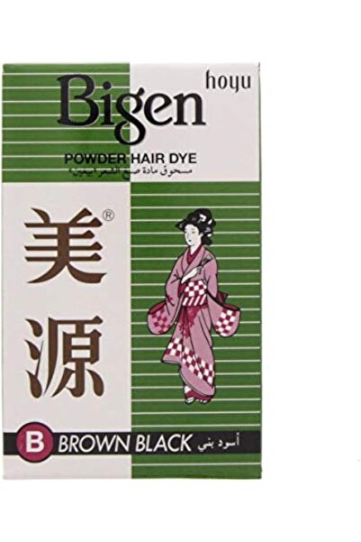 BİGEN بيجن بودرة تلوين الشعر بيجين - بني أسود، 6 جم