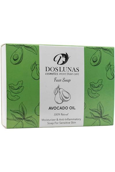 DOS LUNAS Cosmetics Avocado Oil Facial Soap