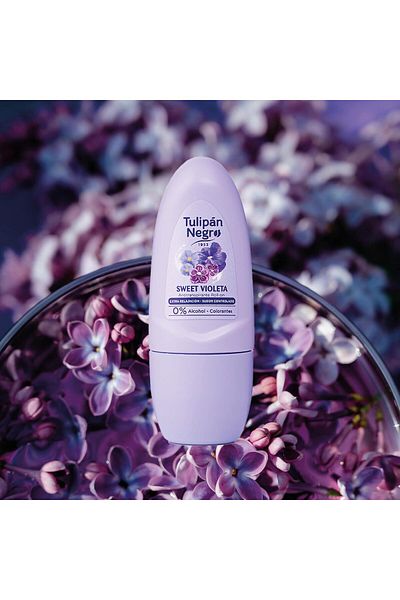 Tulipán Negro TULIPAN NEGRO BLACK ANTISPIRANT ROLL ON SWEET VIOLET 50ML