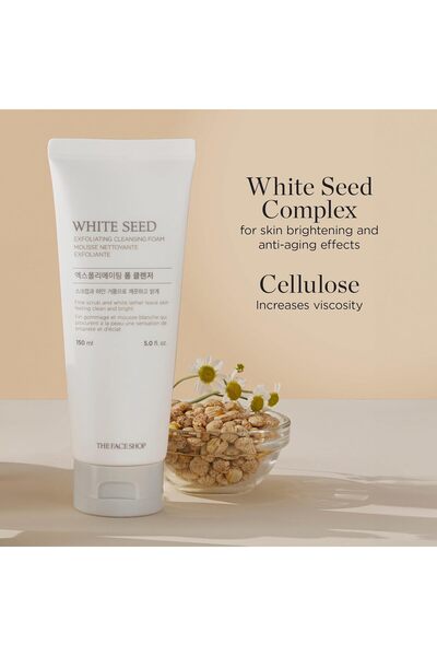 The Face Shop White Seed Exfoliating Face Cleansing Foam 150 ml