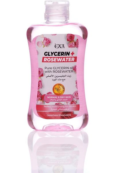 EXA Natural Rose Water With Glycerin Oil Original 200ml