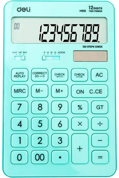 Deli Desktop CalculatorPlastic-12 digits,