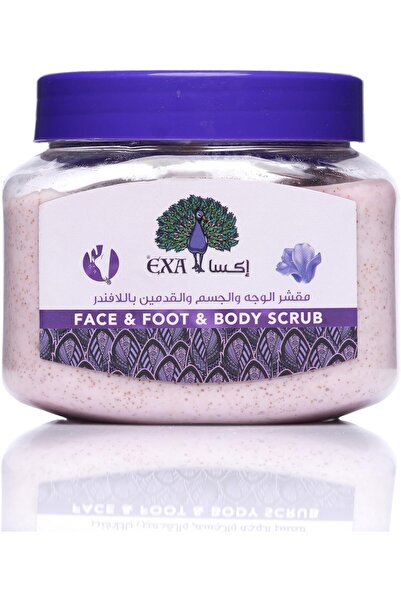 EXA مقشر للوجه والجسم والقدمين باللافندر 400 جم