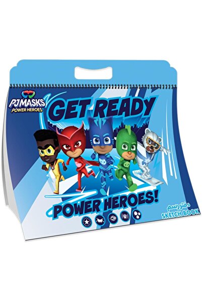Pj Mask دفتر رسم حلزوني صغير من Pjmask، 15 ورقة، مقاس 252 مم × 185 مم، أزرق