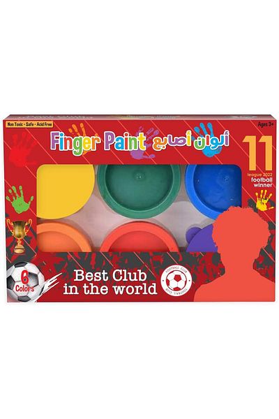 Finger Paint Set 140357 Six Colors