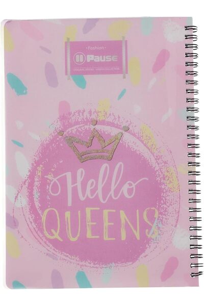 Rainbow Max دفتر ملاحظات حلزوني من PAUSE GIRL B5، دفتر رسم سلكي مسطر، دفتر ملاحظات يوميات، مذكرات