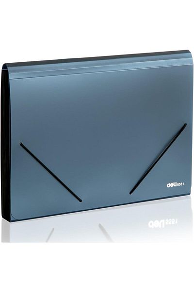 Deli A4 13 Pocket Expanding File Folder with Elastic Closure, Assorted