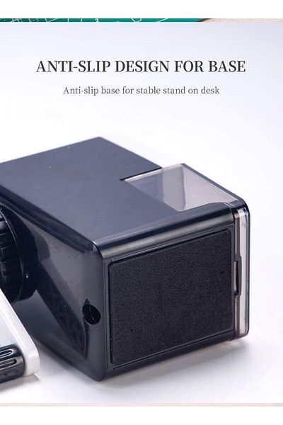 Deli Rotary Pencil Sharpener, Grey